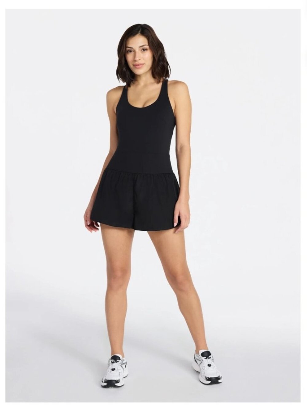 NWT Avia Women's Cross Back Active Buttersoft Romper